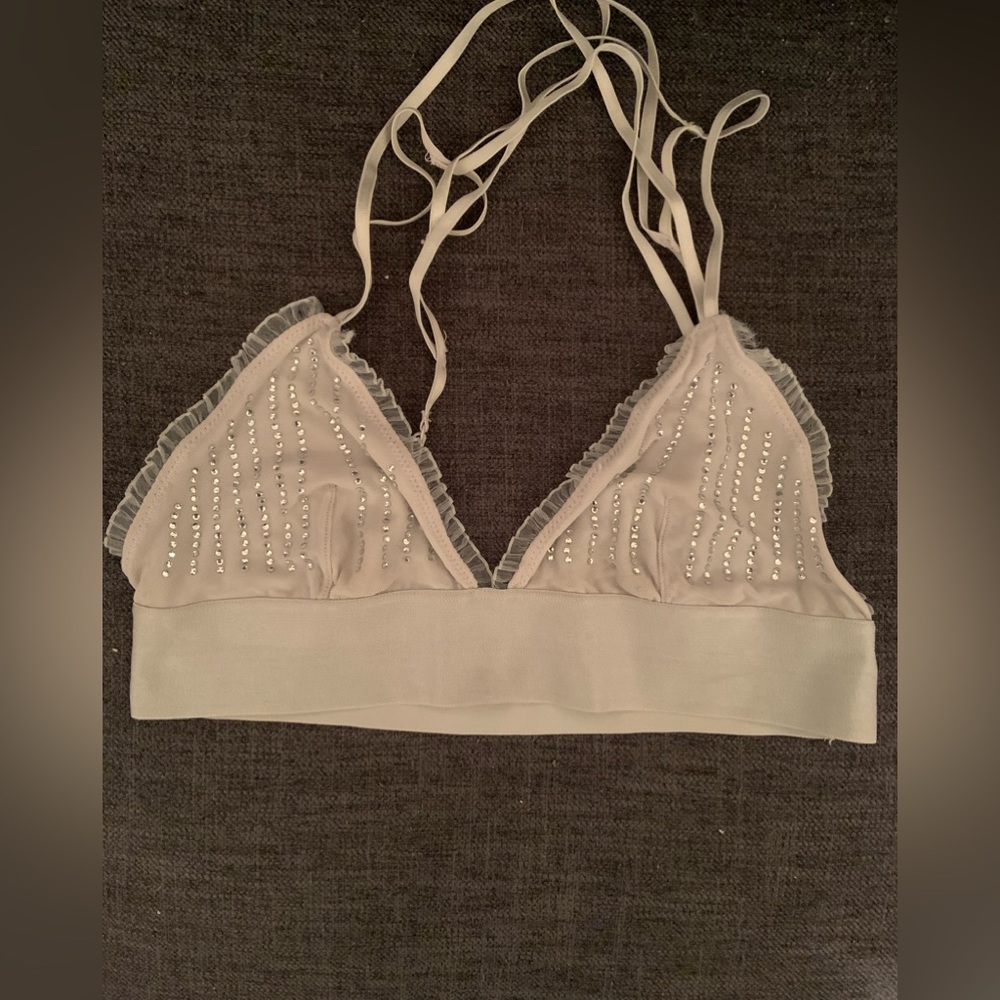 RHINESTONE BRALETTE SIZE M